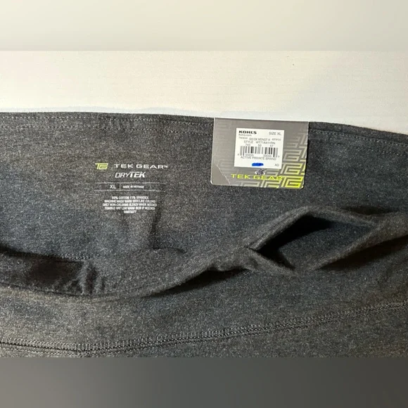 NWT Tek gear capri athletic shorts size XL - Picture 5 of 5